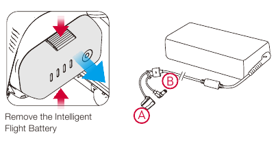 dji - PHANTOM 3 - De batterijen opladen stap 1 De batterijen opladen stap 1