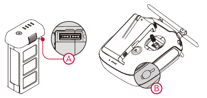 dji - PHANTOM 3 - De batterijen opladen stap 2 De batterijen opladen stap 2