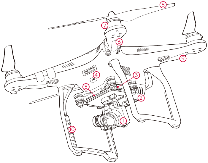 dji - PHANTOM 3 - Overzicht Deel 1 Overzicht Deel 1