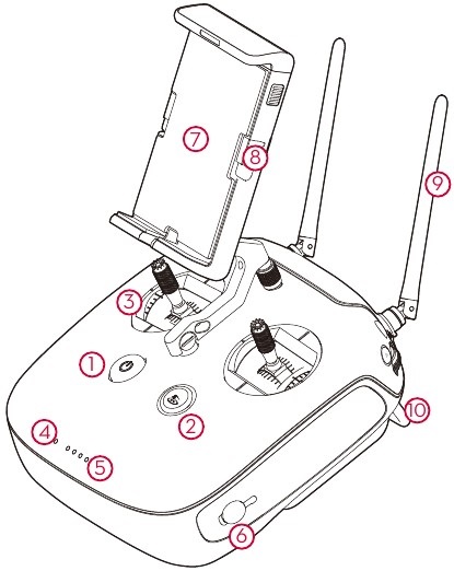 dji - PHANTOM 3 - Afstandsbediening Stap 1 Afstandsbediening Stap 1
