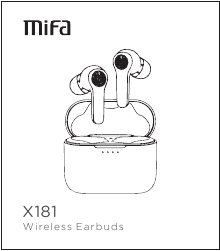 Mifa - X181 - Gebruiksaanwijzing Gebruiksaanwijzing