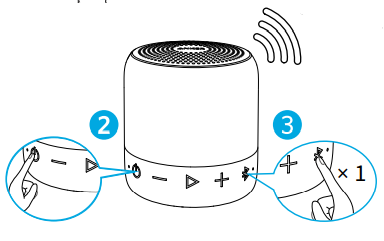 Anker - Soundcore mini 2 - Bluetooth-modus stap 2 Bluetooth-modus stap 2