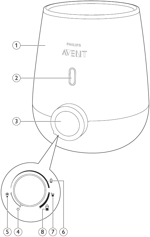 Philips - AVENT SCF355 - Algemene beschrijving Algemene beschrijving