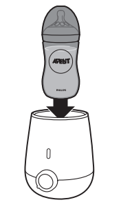 Philips - AVENT SCF355 - De flessenwarmer gebruiken om melk te verwarmen Stap 2 De flessenwarmer gebruiken om melk te verwarmen Stap 2