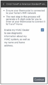 Trane - XL824 - Trane Home Registratie Stap 4 Trane Home Registratie Stap 4