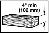 Amana - NTW4516FW3 - Houten blok Houten blok