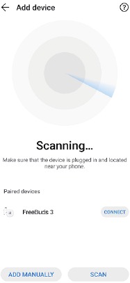Huawei - FreeBuds 3 - FreeBuds 3 toevoegen aan de apparatenlijst stap 1 FreeBuds 3 toevoegen aan de apparatenlijst stap 1