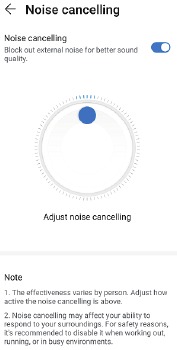 Huawei - FreeBuds 3 - ANC-instellingen stap 3 ANC-instellingen stap 3