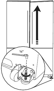 KitchenAid - KRFC300ESS - Stap 3: Deursluiting en deuruitlijning Stap 3: Deursluiting en deuruitlijning