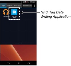 Sony - WF-1000XM3 Series - Controlemethode van de NFC-taggegevens stap 5 Controlemethode van de NFC-taggegevens stap 5