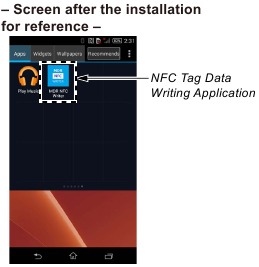 Sony - WF-1000XM3 Series - De NFC Tag Data Writing Application installeren Stap 6 De NFC Tag Data Writing Application installeren Stap 6