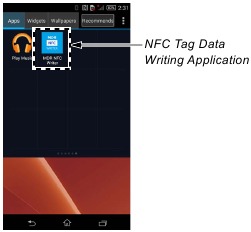 Sony - WF-1000XM3 Series - NFC-taggegevens schrijven stap 9 NFC-taggegevens schrijven stap 9
