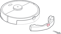 Roborock - S5 Max - Dweilen Stap 1 Dweilen Stap 1