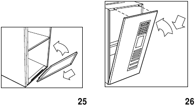 Carrier - Weathermaker 9200 - PROBLEMEN ERUIT FILTEREN Fig. 25 - Fig. 26 PROBLEMEN ERUIT FILTEREN Fig. 25 - Fig. 26