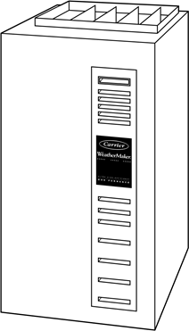 Carrier - Weathermaker 9200 - MODEL 58MVP KACHEL MET VARIABELE CAPACITEIT MODEL 58MVP KACHEL MET VARIABELE CAPACITEIT
