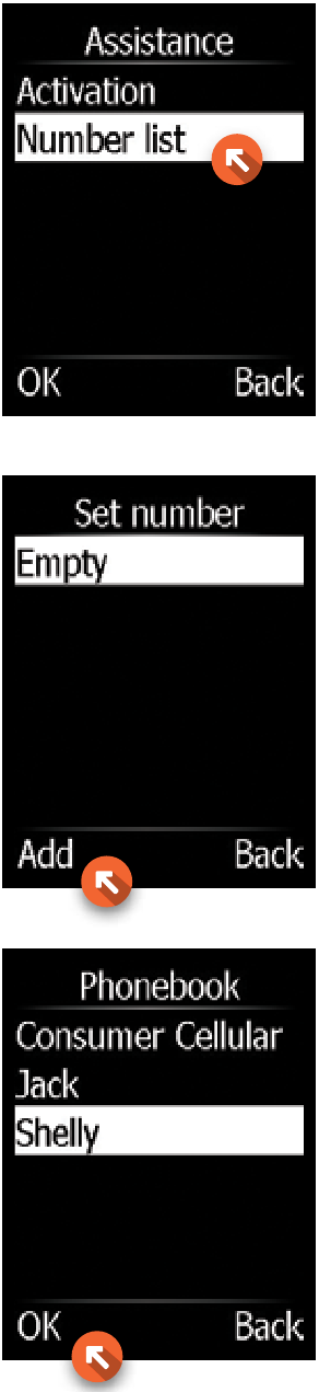 Consumer Cellular - DORO PhoneEasy 626 - NOODKNOP Stap 2 NOODKNOP Stap 2