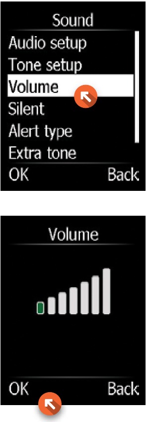 Consumer Cellular - DORO PhoneEasy 626 - VOLUME BELTOON VOLUME BELTOON