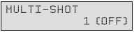 Moultrie - M-880 - Multi-shot instellen Multi-shot instellen