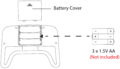 Deerc - D20 - Batterij van de zender Batterij van de zender