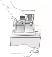Amana - NFW7200TW - DE DISPENSERS REINIGEN Stap 1 DE DISPENSERS REINIGEN Stap 1