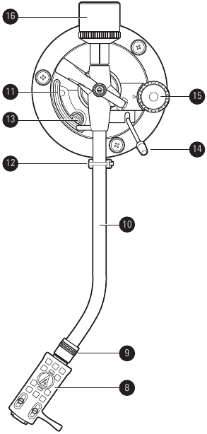 Audio Technica - AT-LP5X - Toonarm Diagram Toonarm Diagram