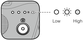 dji - OSMO MOBILE 2 - Batterijniveau-indicatoren Batterijniveau-indicatoren