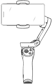 dji - OSMO MOBILE 3 - Rechtopstaande modus Rechtopstaande modus