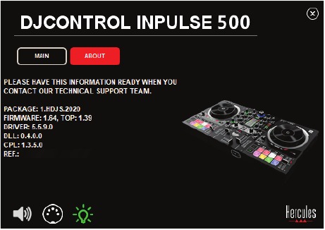 Hercules - DJ Control Inpulse 500 - Verlichtingstest Verlichtingstest
