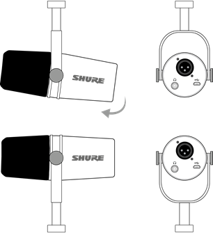Shure - MV7 - Montage-instructies Montage-instructies