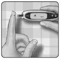 OneTouch - Ultra Mini - Voorbereiding voor het aanbrengen van het monster Stap 1 Voorbereiding voor het aanbrengen van het monster Stap 1