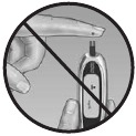 OneTouch - Ultra Mini - Voorbereiding voor het aanbrengen van het monster Stap 3 Voorbereiding voor het aanbrengen van het monster Stap 3