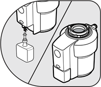 InSinkErator - Evolution Serie - De Bio-Charge Fles Installeren en Vervangen - Stap 2 De Bio-Charge Fles Installeren en Vervangen - Stap 2