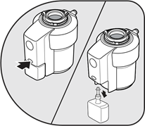 InSinkErator - Evolution Serie - De Bio-Charge Fles Installeren en Vervangen - Stap 3 De Bio-Charge Fles Installeren en Vervangen - Stap 3
