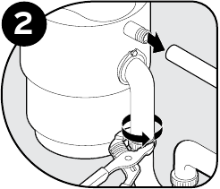 InSinkErator - Evolution Series - Verwijdering van oude afvalvermaler - Stap 1 Verwijdering van oude afvalvermaler - Stap 1
