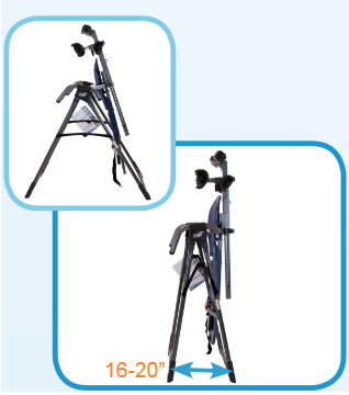 Teeter Hang Ups - ComforTrak EP-560 - Opvouwen voor Opslag Opvouwen voor Opslag