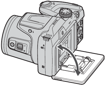 Nikon - COOLPIX B500 - De hoek van de monitor wijzigen stap 1 De hoek van de monitor wijzigen stap 1
