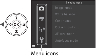 Nikon - COOLPIX B500 - Menubediening Stap 2 Menubediening Stap 2