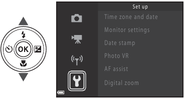 Nikon - COOLPIX B500 - Menubediening Stap 3 Menubediening Stap 3