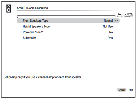 Onkyo - TX-NR636 - AccuEQ Room Calibration - Stap 2 AccuEQ Room Calibration - Stap 2
