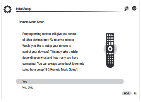 Onkyo - TX-NR636 - Remote Mode Setup Remote Mode Setup
