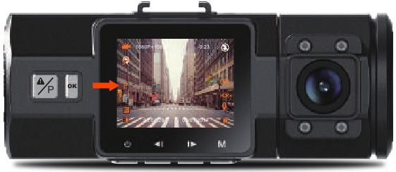 Vantrue - OnDash N2 Pro - Parkeermodus stap 1 Parkeermodus stap 1