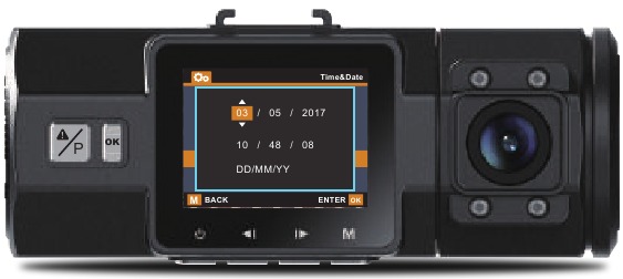 Vantrue - OnDash N2 Pro - Datum/tijd instellen Datum/tijd instellen