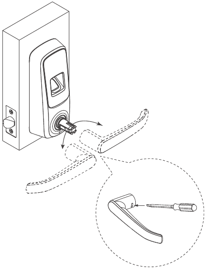 U-Tec - Ultraloq UL3 - Handgrepen plaatsen Handgrepen plaatsen