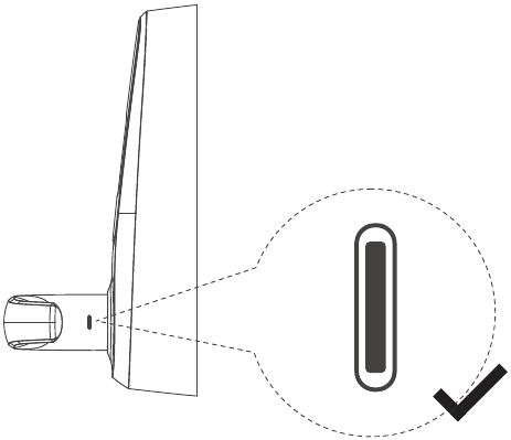 U-Tec - Ultraloq UL3 - De hendel is correct aangesloten De hendel is correct aangesloten