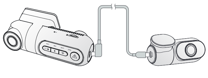 Viofo - T130 - Installeer de achtercamera (optioneel) Stap 2 Installeer de achtercamera (optioneel) Stap 2