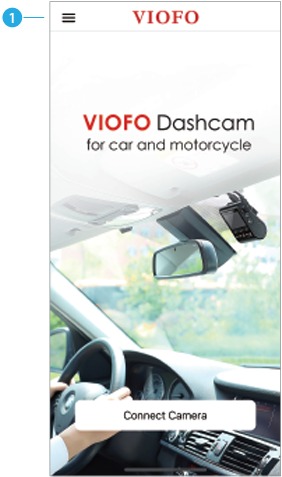 Viofo - A139 - APP-lay-outoverzicht stap 1 APP-lay-outoverzicht stap 1