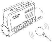 Viofo - A139 - Externe microfoon installeren (optioneel) Externe microfoon installeren (optioneel)