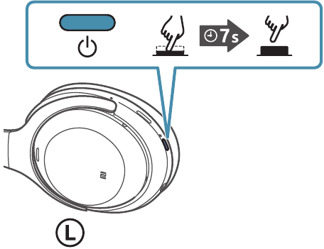 Sony - WH-1000XM4 - Bluetooth-verbinding maken Stap 1 Bluetooth-verbinding maken Stap 1
