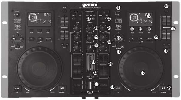 Gemini - CDM-3200 - Bovenkant Bovenkant