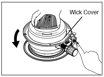 Dyna-Glo - WK95C6C - WICK REPLACEMENT Step 7 WICK VERVANGEN Stap 7